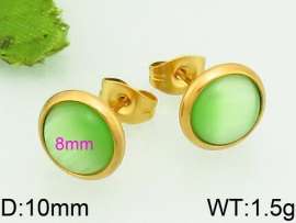Stainless Steel Stone&Crystal Earring