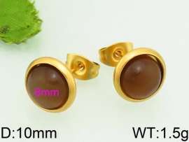 Stainless Steel Stone&Crystal Earring