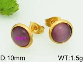 Stainless Steel Stone&Crystal Earring