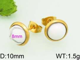 Stainless Steel Stone&Crystal Earring