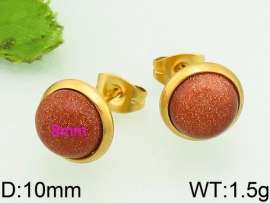Stainless Steel Stone&Crystal Earring