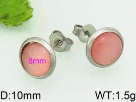 Stainless Steel Stone&Crystal Earring