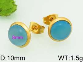 Stainless Steel Stone&Crystal Earring