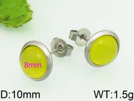 Stainless Steel Stone&Crystal Earring