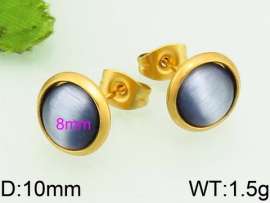 Stainless Steel Stone&Crystal Earring