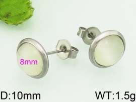 Stainless Steel Stone&Crystal Earring