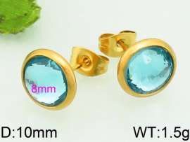 Stainless Steel Stone&Crystal Earring