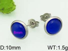 Stainless Steel Stone&Crystal Earring