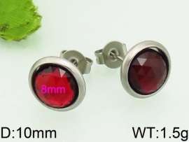 Stainless Steel Stone&Crystal Earring