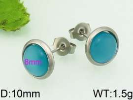 Stainless Steel Stone&Crystal Earring