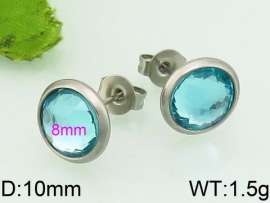 Stainless Steel Stone&Crystal Earring