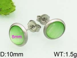Stainless Steel Stone&Crystal Earring