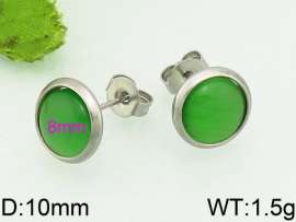 Stainless Steel Stone&Crystal Earring