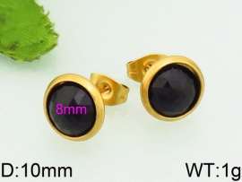 Stainless Steel Stone&Crystal Earring