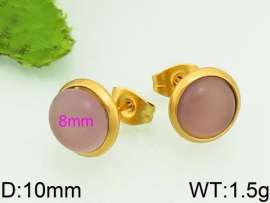 Stainless Steel Stone&Crystal Earring