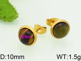 Stainless Steel Stone&Crystal Earring