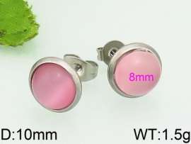 Stainless Steel Stone&Crystal Earring
