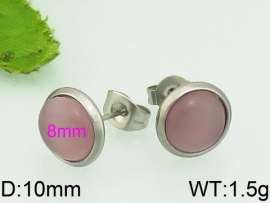 Stainless Steel Stone&Crystal Earring