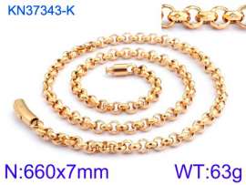 SS Gold-Plating Necklace