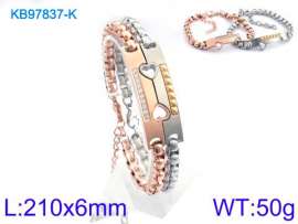 Stainless Steel Rose Gold-plating Bracelet