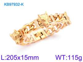 Stainless Steel Gold-plating Bracelet
