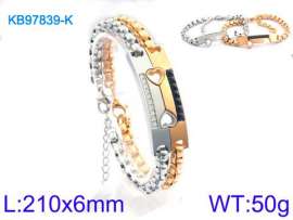 Stainless Steel Gold-plating Bracelet