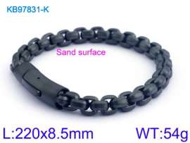 Stainless Steel Black-plating Bracelet