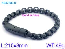 Stainless Steel Black-plating Bracelet