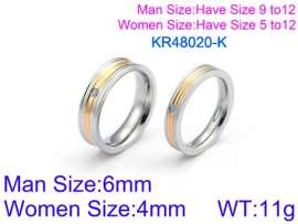 Stainless Steel Lover Ring