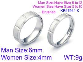 Stainless Steel Lover Ring