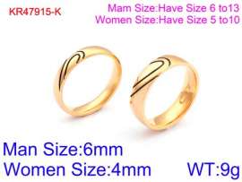 Stainless Steel Lover Ring