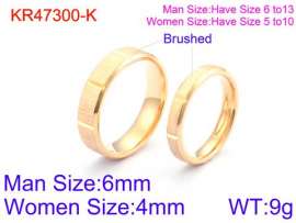 Stainless Steel Lover Ring