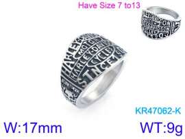 Stainless Steel Special Ring