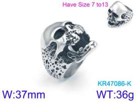 Stainless Skull Ring