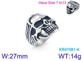 Stainless Skull Ring