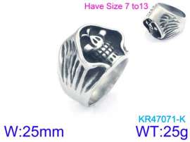 Stainless Skull Ring