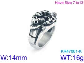 Stainless Skull Ring