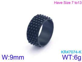 Stainless Steel Black-plating Ring