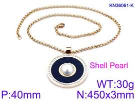 Stainless Steel Stone Necklace