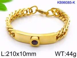 Stainless Steel Stone Bracelet