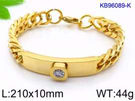 Stainless Steel Stone Bracelet