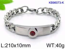 Stainless Steel Stone Bracelet