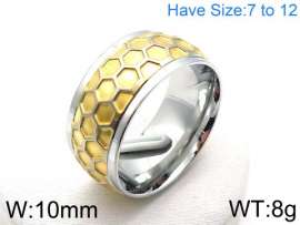 Stainless Steel Gold-plating Ring