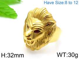 Stainless Steel Gold-plating Ring