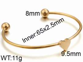 Stainless Steel Gold-plating Bangle