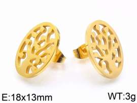 SS Gold-Plating Earring