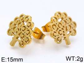 SS Gold-Plating Earring