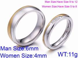 Stainless Steel Lover Ring