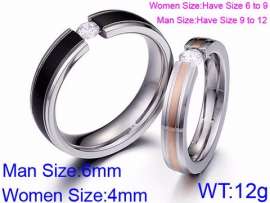 Stainless Steel Lover Ring