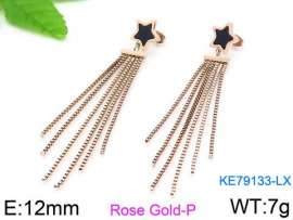 SS Rose Gold-Plating Earring